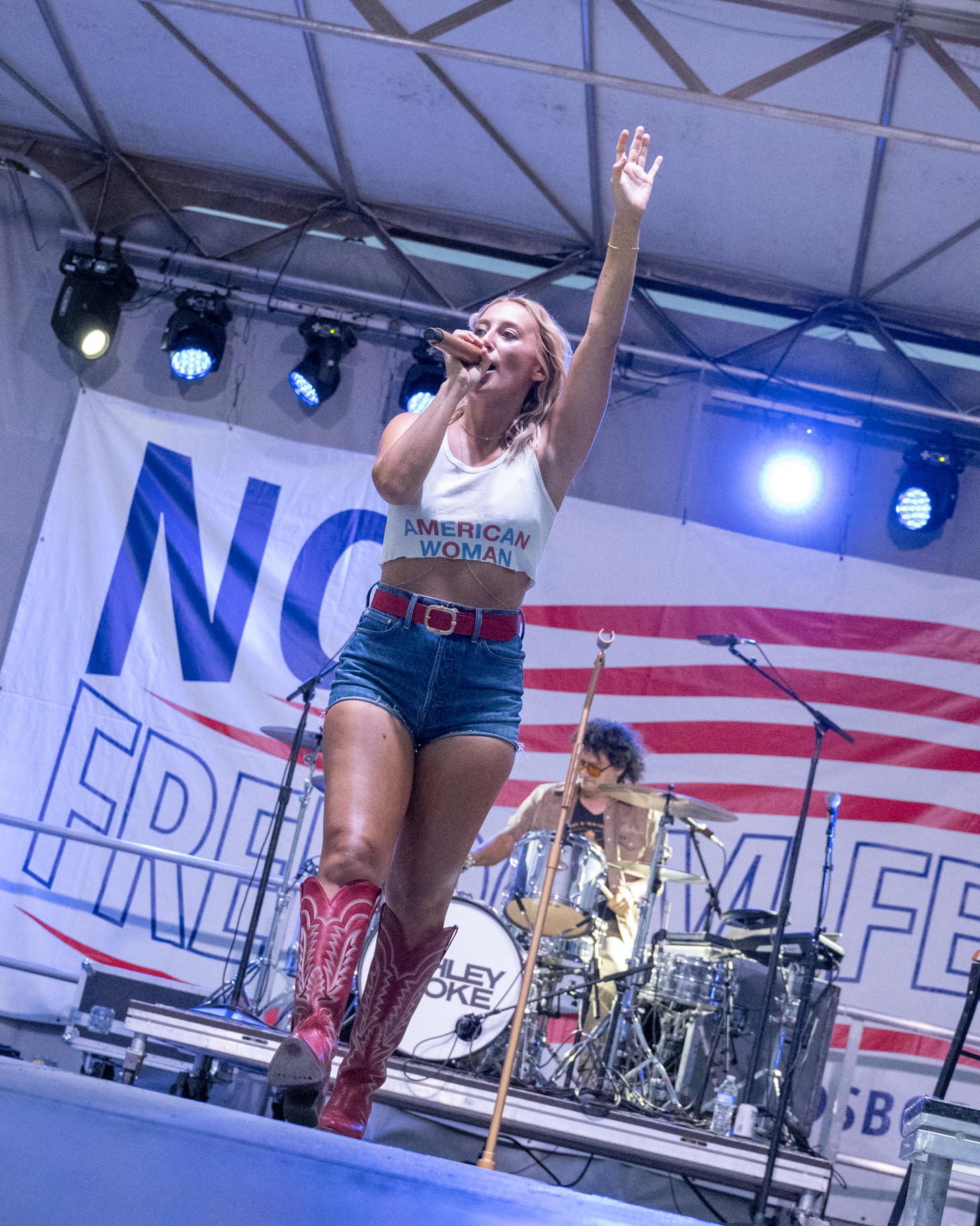 Ashley Cooke at the NC Freedom Fest