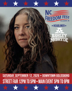 Ashley McBryde Announcement - NC Freedom Fest 2026