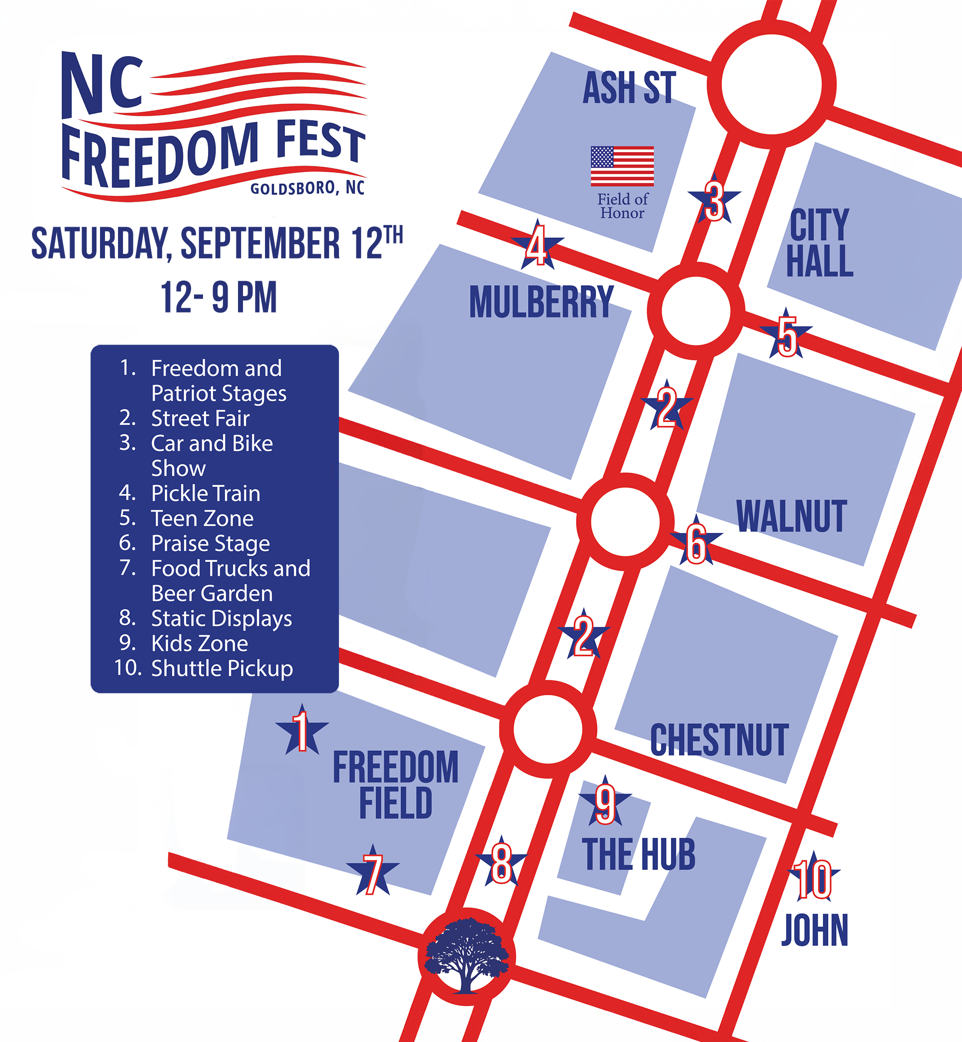NC Freedom Fest 2026 map - web